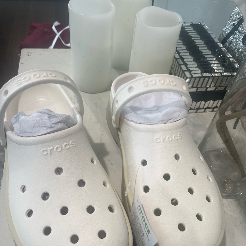 Crocs White Clogs